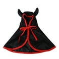 thumbnail image 1 of Pet Vampire Costume Set with Hat - Halloween Cloak & Cap for Cats and Small Dogs, Cute & Scary Pet Costume Clothes for Halloween Dress Up, 1 of 4