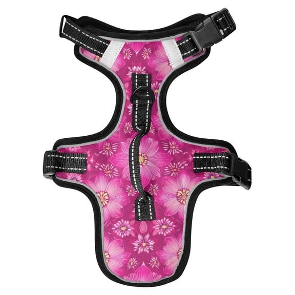 Pet Vest For Walking With Handle Adjustable Reflective Dog Cat Harness Dazzling