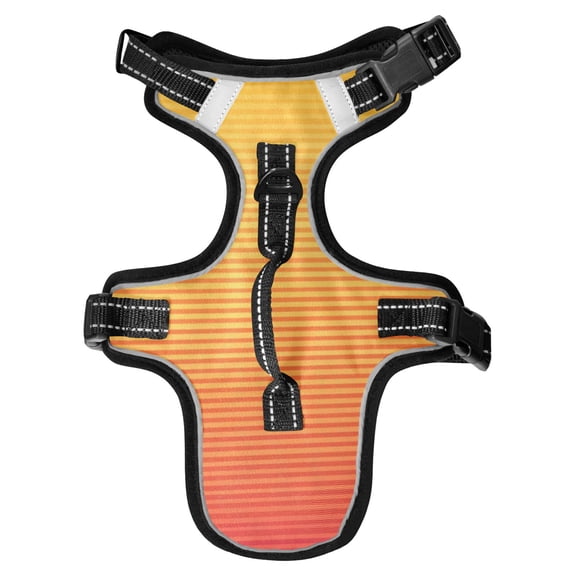 Pet Vest For Walking With Handle Adjustable Reflective Dog Cat Harness Gradient Color