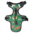 thumbnail image 1 of Pet Vest For Walking With Handle Adjustable Reflective Dog Cat Harness Hand-drawn Food, 1 of 7