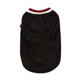 thumbnail image 1 of Pet Vest Sleeveless Mesh Tank Top Dog Cat Clothes - Black, Breathable, Comfortable with Contrast Trim - For Small Medium Large Dogs Cats, Indoor Outdoor Use, 1 of 3