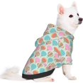 thumbnail image 1 of Pet Warm Hoodie Christmas Tree Cakes Dog Sweatshirts Apparel for Small Puppy Orange, 1 of 7