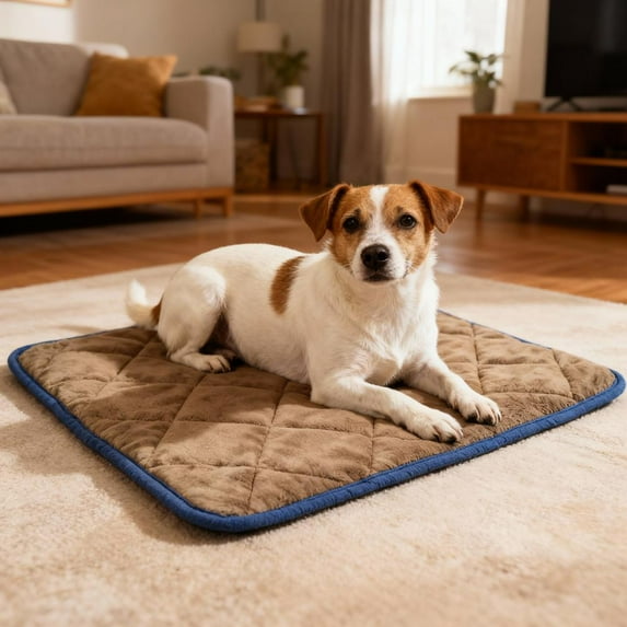 Pet Warmer Mat with Anti Slip Bottom and Plush Oxford Cloth for Cats and Dogs in Multiple Sizes
