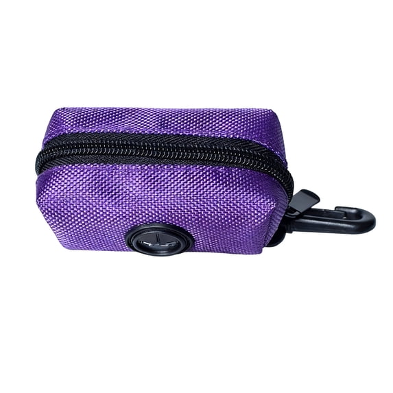 Pet Waste Bag Dispenser – Portable Polyester Dog Poop Bag Holder, Storage for Pet Walking, Outdoor Use, Convenient and Lightweight