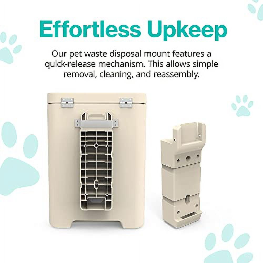 Pet Waste Station Mounting System, Dog Waste Station Outdoor & Indoor