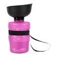 thumbnail image 1 of Pet Water Bottle, Collapsible Travel Dog Water Dispenser With Bowl, Leash Loop For Outdoor Hiking Camping, Portable Pet Water Container For Dogs Cats, 1 Unit, 1 of 5