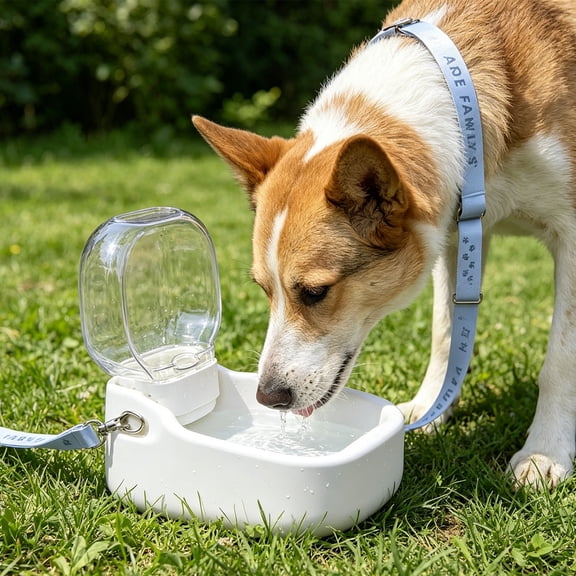 Pet Water Bottle Large Capacity Foldable Design Portable and Safe for Outdoor Use Hydration Solution for Dogs and Cats During Travel