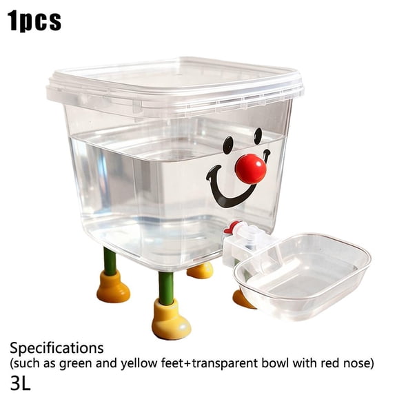 Pet Water Dispenser, Dog and Cat Water Feeder, Automatic Pet Waterer, 3L/5L Large Capacity Auto Fill Bowl for Home Living Room Indoor Pets