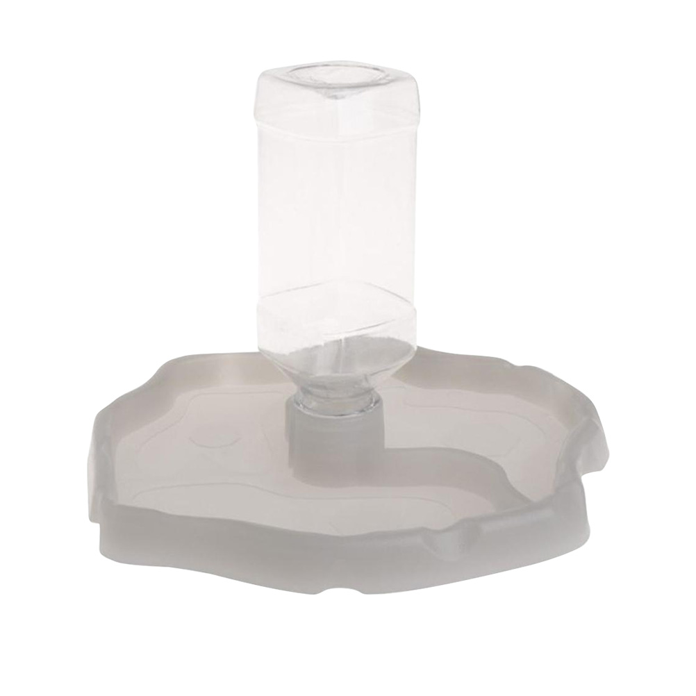 Pet Water Dispenser Reptile Feeding Dish Lizards Glass Bottles