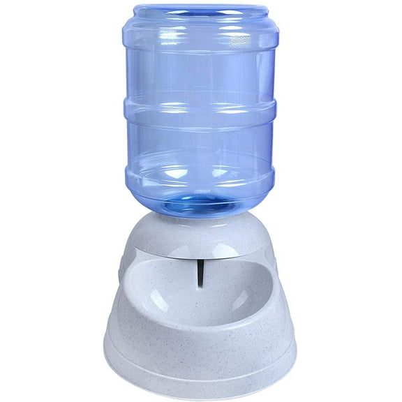 Pet Water Dispenser Station - 3 Gallon/11L Replenish Pet Waterer for Large Dog Cat Animal Automatic Gravity Water Drinking Fountain Bottle Bowl Dish Stand