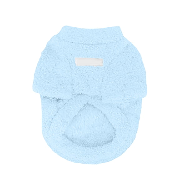 Pet Winter Jumpsuit for Hairless Sphynx and Indoor Cats - Cozy Double Sweater Shirt for Small Warm Wear