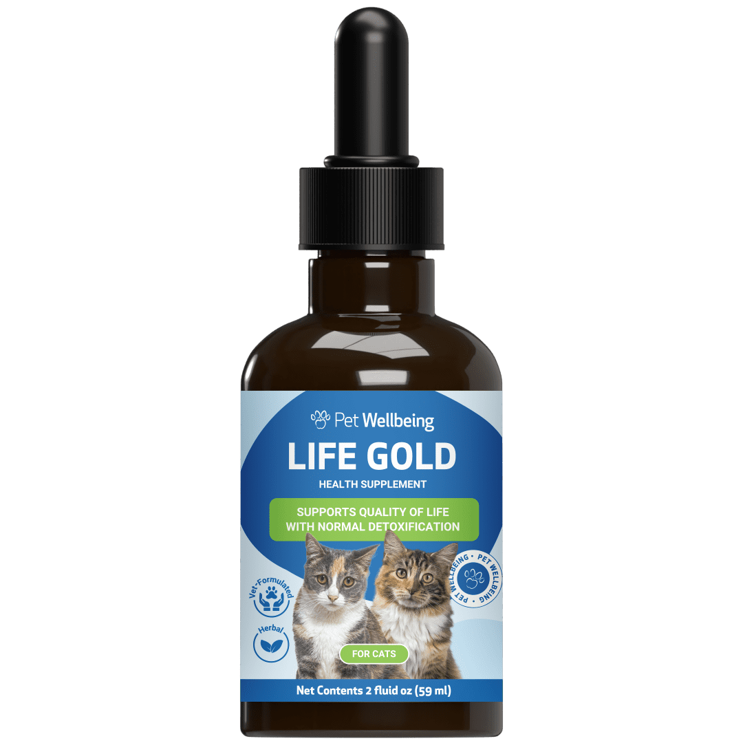 Pet Wellbeing Life Gold for Cats Natural Detox Support for Felines