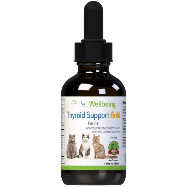 Pet Wellbeing Natural Cat Hyperthyroidism Support Thyroid Support