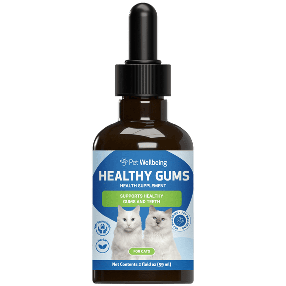 Pet Wellbeing Natural Cat Periodontal Health - Healthy Gums 2oz (59ml)