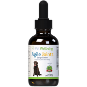 Pet Wellbeing Natural Dog Arthritis Hip and Joint Support -  Agile Joints 4oz (118ml)