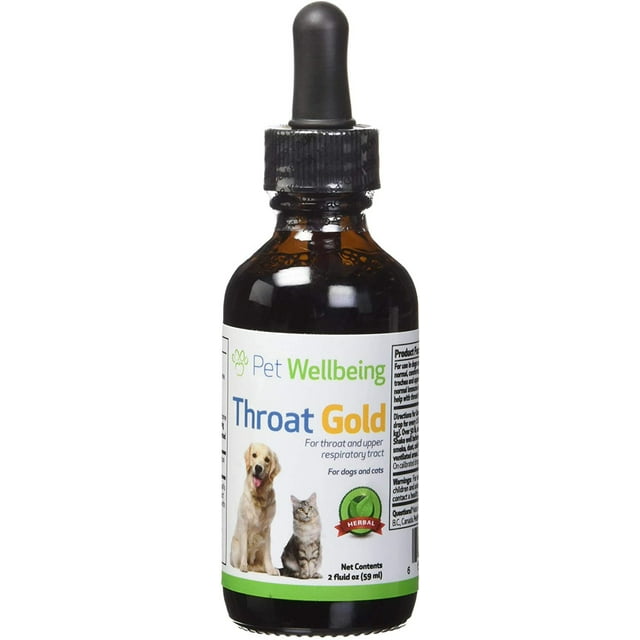 Pet Wellbeing Throat Gold Sooth Throat Irritation for Dogs 2 oz