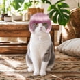 thumbnail image 1 of Pet Wig for Cats, Cute Colored Hairpiece for Christmas Photos, Holiday Parties, Cosplay & Birthday Dress-Up, Adjustable Wig for Small Pets (1PC, Pink), 1 of 9