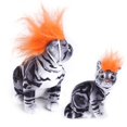 thumbnail image 1 of Pet Wig For Small & Medium Cats And Dogs, Funny Hairstyle Prop To Make Your Pet The Protagonist At Parties Events And Gatherings, Comfortable Artificial Hair With Adjustable, 1 of 7
