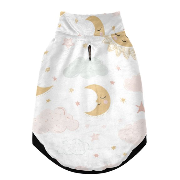 Pet Winter Coat Snow Zipper Clothing Cold Weather Dog Vest Warm Puppy Coat Cute Painting