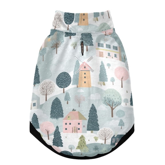 Pet Winter Coat Snow Zipper Clothing Cold Weather Dog Vest Warm Puppy Coat Farmhouse