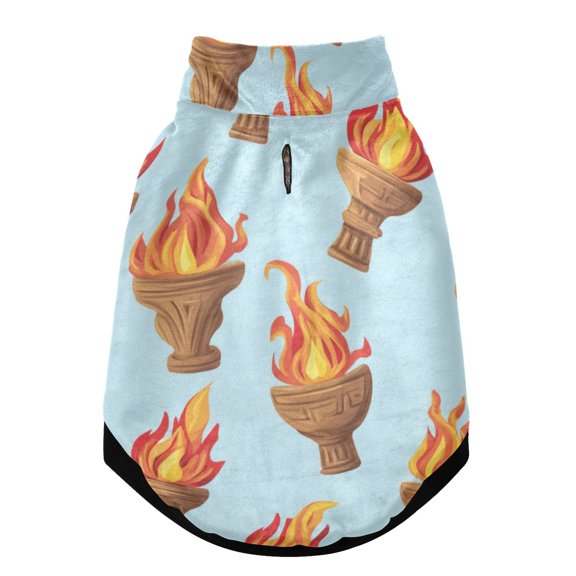 Pet Winter Coat Snow Zipper Clothing Cold Weather Dog Vest Warm Puppy Coat Torch Vector