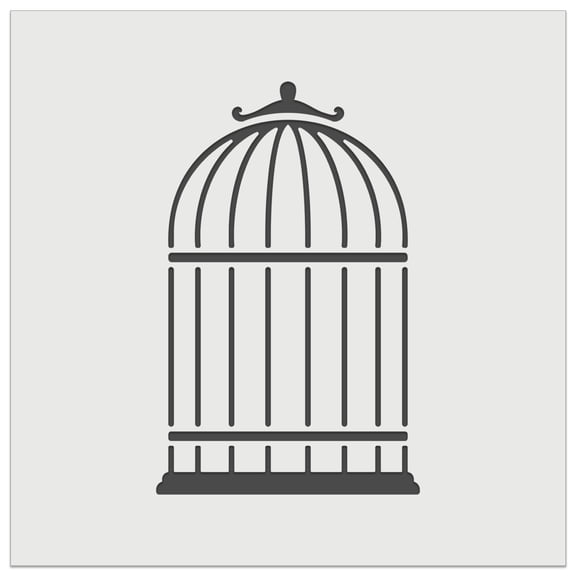 Pet Wire Birdcage DIY Cookie Wall Craft Stencil - 3.5 Inch