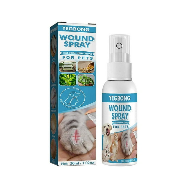 Pet Wound Spray Promote Healing Itch Relief Hot Spot Treatment For