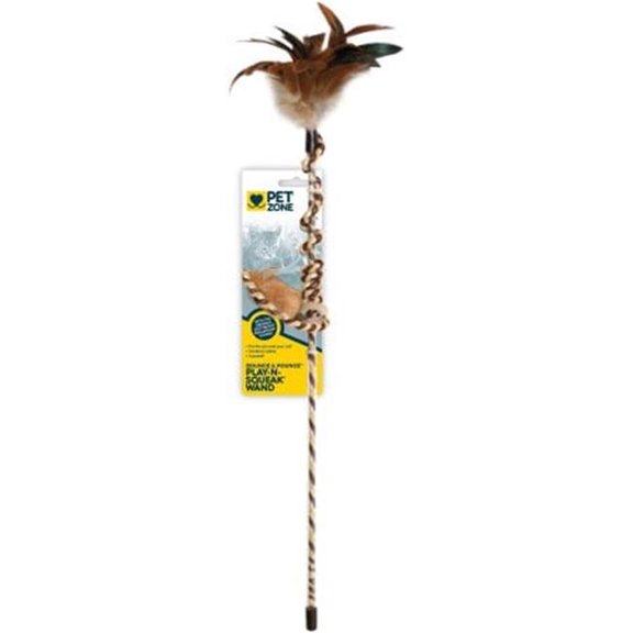 Pet Zone Bounce and Pounce Wand Cat Toy