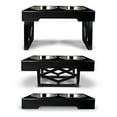 thumbnail image 1 of Pet Zone Designer Diner Adjustable Elevated Dog Bowls Raised Dog Bowl Station with Stand, Adjusts to 3 Heights comes with 2 SS Bowls (7-Cup Capacity), 1 of 13