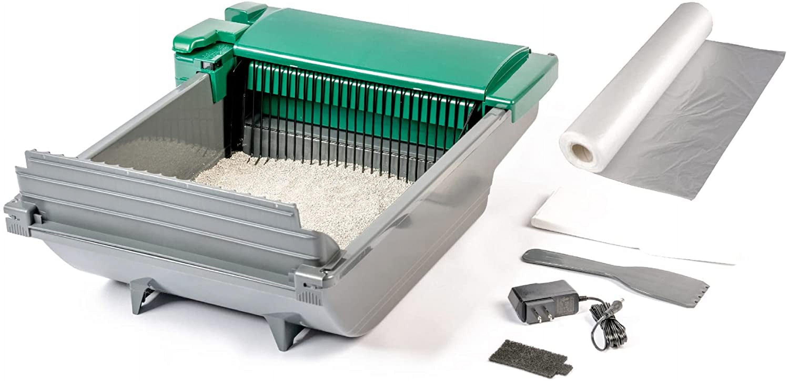 Pet Zone Smart Scoop Auto Litter Box Value Pack, Self-Cleaning