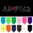 thumbnail image 1 of Pet and Dog Bandana Rhinestone, "Adopted", 1 of 10