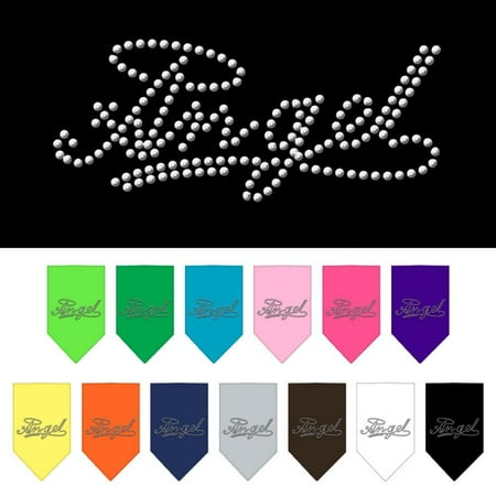 Angel Rhinestone Bandana Purple Small
