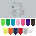 thumbnail image 1 of Pet and Dog Bandana Rhinestone, "Bunny", 1 of 10