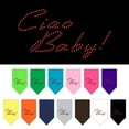 thumbnail image 1 of Ciao Baby Rhinestone Bandana Cocoa Large, 1 of 10