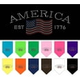 thumbnail image 1 of Pet and Dog Bandana Rhinestone, "Classic American", 1 of 10