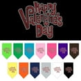 thumbnail image 1 of Pet and Dog Bandana Rhinestone, "Happy Valentines Day", 1 of 10
