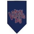 thumbnail image 1 of Pet and Dog Bandana Rhinestone, "Happy Valentines Day", 1 of 2