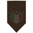 thumbnail image 1 of Pet and Dog Bandana Rhinestone, "Italy Heart", 1 of 2