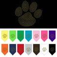 thumbnail image 1 of Pet and Dog Bandana Rhinestone, "Paw Gold", 1 of 10