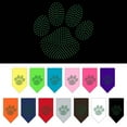 thumbnail image 1 of Pet and Dog Bandana Rhinestone, "Paw Green", 1 of 10