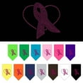 thumbnail image 1 of Pet and Dog Bandana Rhinestone, "Pink Ribbon", 1 of 10