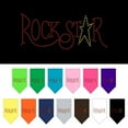 thumbnail image 1 of Pet and Dog Bandana Rhinestone, "Rock Star", 1 of 10