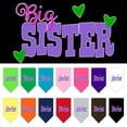 thumbnail image 1 of Pet and Dog Bandana Screen Printed, "Big Sister", 1 of 10