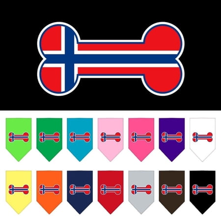 Bone Flag Norway Screen Print Bandana Cocoa Small