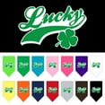thumbnail image 1 of Pet and Dog Bandana Screen Printed, "Lucky Swoosh", 1 of 10
