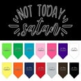 thumbnail image 1 of Pet and Dog Bandana Screen Printed, "Not Today Satan", 1 of 10