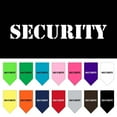 thumbnail image 1 of Pet and Dog Bandana Screen Printed, "Security", 1 of 10