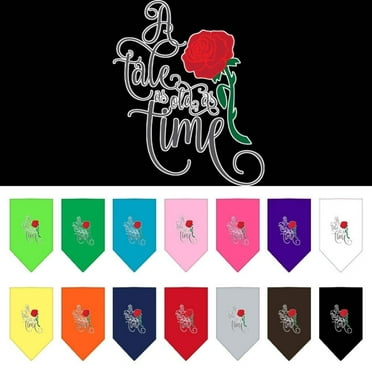 Pet and Dog Bandana Screen Printed, "Timeless Tale"