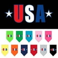 thumbnail image 1 of Pet and Dog Bandana Screen Printed, "USA Star", 1 of 9