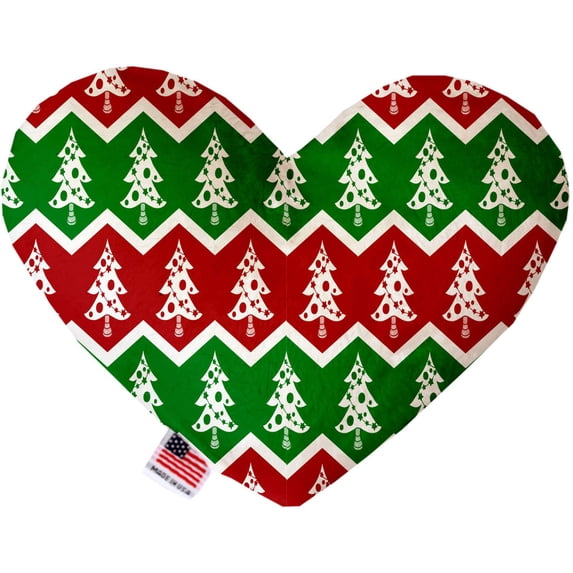 Pet and Dog Plush Heart or Bone Toy, "Christmas Patterns Group" (Available in different sizes, and 11 different pattern options!)